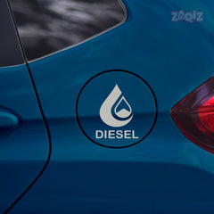 Diesel Sticker for Car | Vibrant Fuel Tank Label