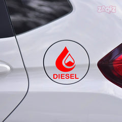 Diesel Sticker for Car | Vibrant Fuel Tank Label