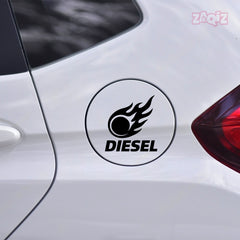 Funny Diesel Sticker for Car Fuel Tank | Easy-to-Apply