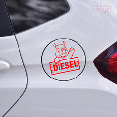 Minimalist Diesel Sticker for Car | Simple & Sleek