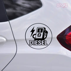 Stylish Diesel Sticker for Car – Long-Lasting Vinyl
