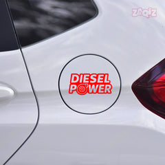 Reflective Diesel Sticker for Car | Safety & Style