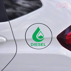 Diesel Sticker for Car | Vibrant Fuel Tank Label