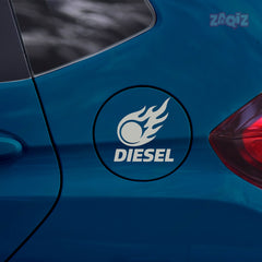 Funny Diesel Sticker for Car Fuel Tank | Easy-to-Apply