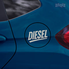 Trendy Diesel Sticker for Car Fuel Tank Cap | Easy Peel & Stick