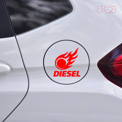 Funny Diesel Sticker for Car Fuel Tank | Easy-to-Apply