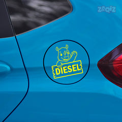 Minimalist Diesel Sticker for Car | Simple & Sleek