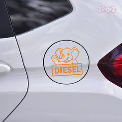 Custom Diesel Sticker for Car | Personalized Fuel Tank Design
