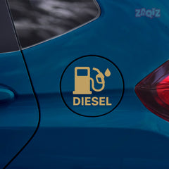Creative Diesel Sticker for Car Fuel Tank Cap