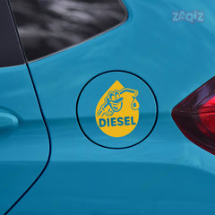 Waterproof Diesel Sticker for Fuel Tank | Weather Resistant