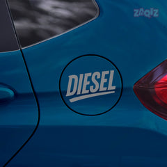 Trendy Diesel Sticker for Car Fuel Tank Cap | Easy Peel & Stick