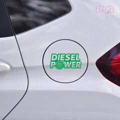 Reflective Diesel Sticker for Car | Safety & Style
