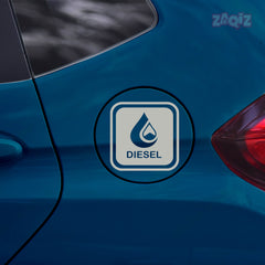 Buy Diesel Sticker for Fuel Tank Cap Online | Zaqiz Collection