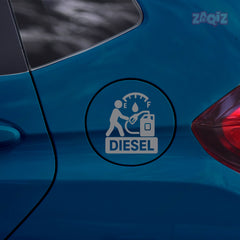 Glossy Diesel Sticker for Car | Premium Finish