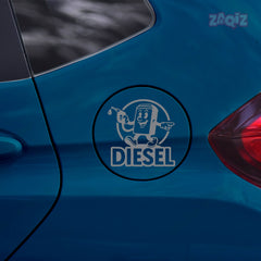 Premium Diesel Sticker for Car | Waterproof Fuel Tank Decal