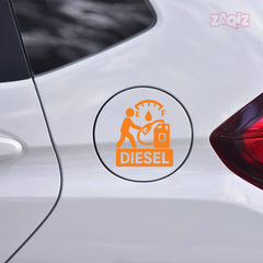 Glossy Diesel Sticker for Car | Premium Finish