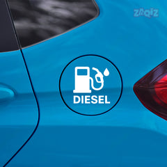 Creative Diesel Sticker for Car Fuel Tank Cap
