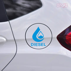 Diesel Sticker for Car | Vibrant Fuel Tank Label