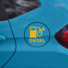 Creative Diesel Sticker for Car Fuel Tank Cap