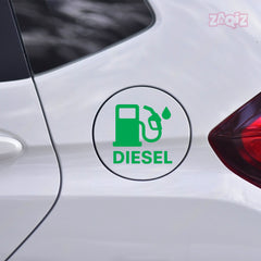 Creative Diesel Sticker for Car Fuel Tank Cap