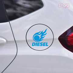 Funny Diesel Sticker for Car Fuel Tank | Easy-to-Apply
