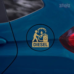 Glossy Diesel Sticker for Car | Premium Finish