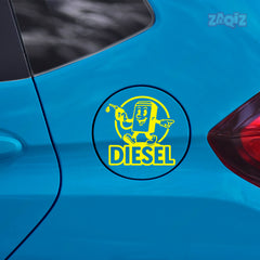 Premium Diesel Sticker for Car | Waterproof Fuel Tank Decal