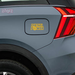 Reflective Diesel Sticker for Car | Safety & Style