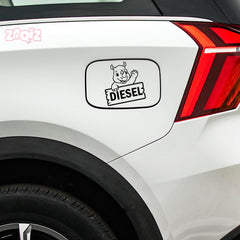 Minimalist Diesel Sticker for Car | Simple & Sleek