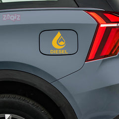 Diesel Sticker for Car | Vibrant Fuel Tank Label