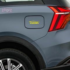 Compact Diesel Label for Clear Signage