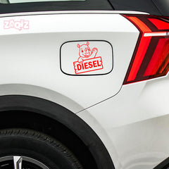 Minimalist Diesel Sticker for Car | Simple & Sleek