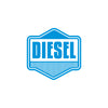 Vibrant Diesel Warning Sticker Decal