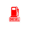 Bold Diesel Label for Bikes and Cars