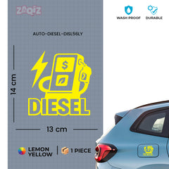 Stylish Diesel Sticker for Car – Long-Lasting Vinyl
