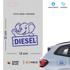 Custom Diesel Sticker for Car | Personalized Fuel Tank Design