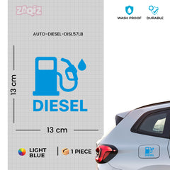 Creative Diesel Sticker for Car Fuel Tank Cap