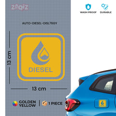 Buy Diesel Sticker for Fuel Tank Cap Online | Zaqiz Collection