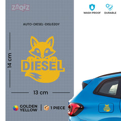 Diesel Sticker for Fuel Tank | Car Exterior Accessory