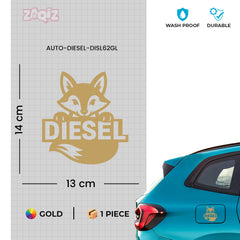 Diesel Sticker for Fuel Tank | Car Exterior Accessory