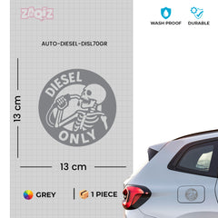 Designer Diesel Sticker for Fuel Tank | Unique Print