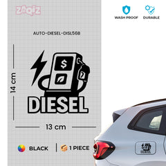 Stylish Diesel Sticker for Car – Long-Lasting Vinyl