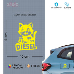 Diesel Sticker for Car | Long-Lasting Automotive Decal