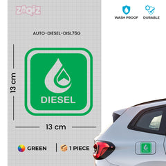 Buy Diesel Sticker for Fuel Tank Cap Online | Zaqiz Collection
