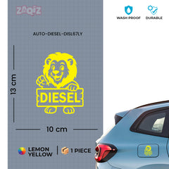 Diesel Sticker for Car | Perfect for Auto Enthusiasts