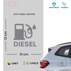 Creative Diesel Sticker for Car Fuel Tank Cap