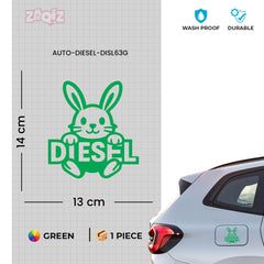 High-Quality Diesel Sticker for Car | Scratch Resistant
