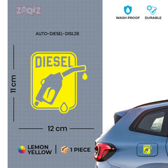 Diesel Warning Decal for Easy Safety