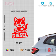 Diesel Sticker for Car | Long-Lasting Automotive Decal