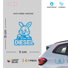 Reflective Diesel Sticker for Fuel Tank | Premium Quality